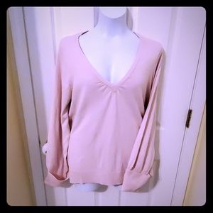 Cato Woman Pink Vneck Sweater 22/24W
